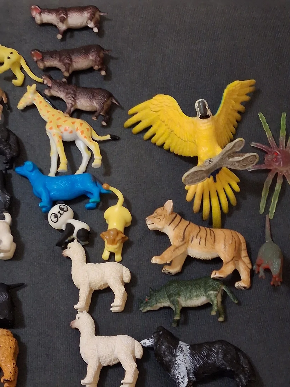 Miniature Animal Toy Lot - Mixed Colors